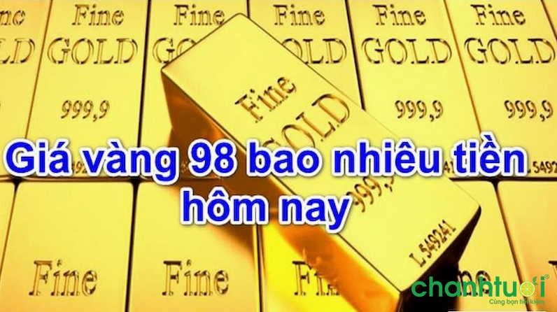 Biến động giá vàng 98 do yếu tố địa chính trị