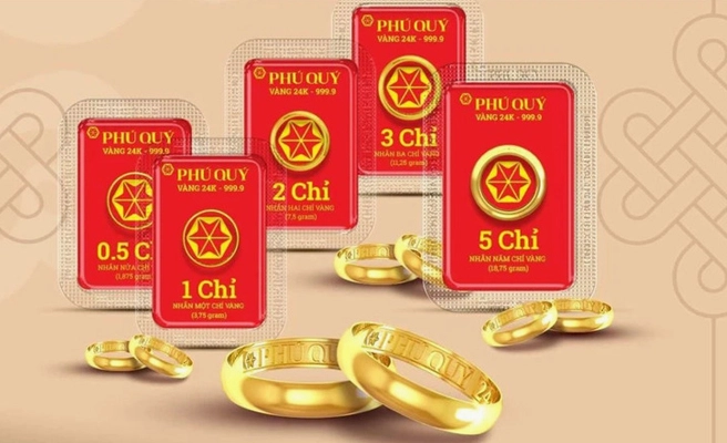 Biến động giá vàng Phú Quý hôm nay trên thị trường