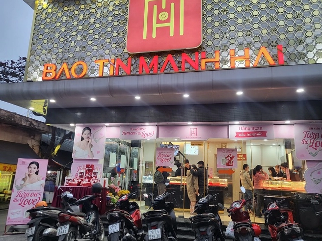 Biểu đồ biến động giá vàng
