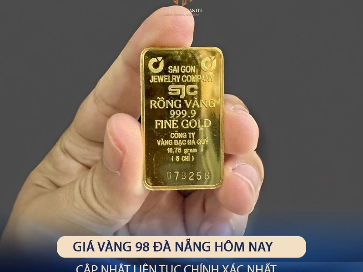 Biểu đồ giá vàng 98 Đà Nẵng
