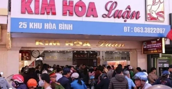 Biểu đồ giá vàng Kim Hòa Luận Đà Lạt