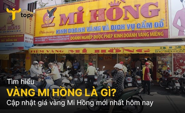 Biểu đồ giá vàng Mihong Vàng biến động