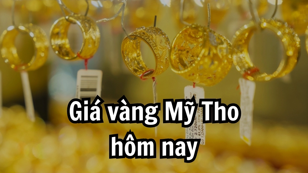 Biểu đồ giá vàng Mỹ Tho hôm nay