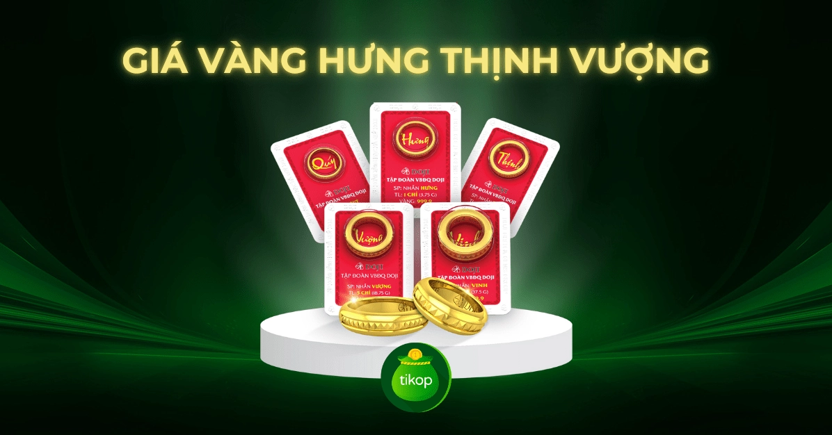 Biểu đồ giá vàng nhẫn Hưng Thịnh Vượng