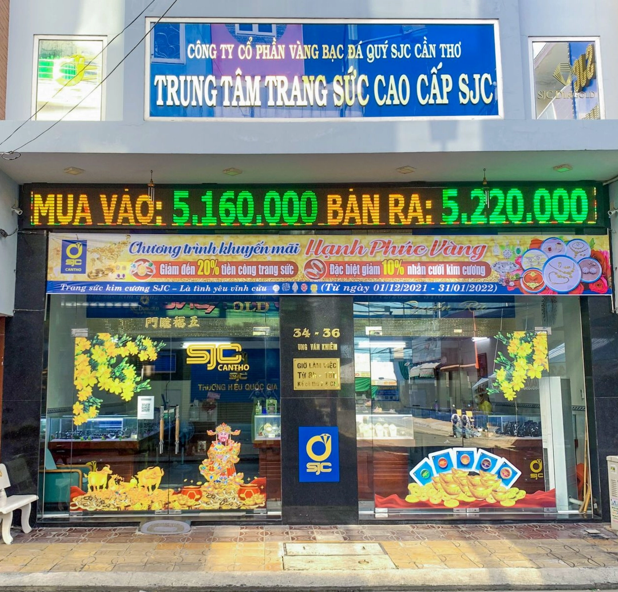 Biểu đồ giá vàng SJC