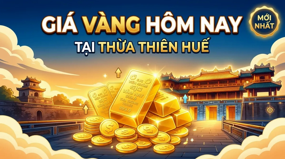 Giá Vàng SJC Huế Hôm Nay 2026: Cập Nhật Mới Nhất & Phân Tích Biểu đồ giá vàng tại Thừa Thiên Huế