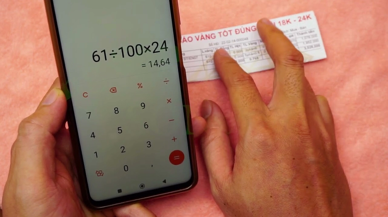 Biểu đồ giá vàng theo tuổi