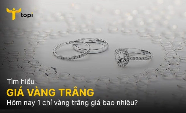 Biểu đồ giá vàng trắng 18k hôm nay