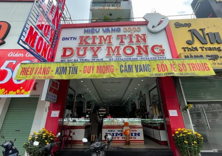 Biểu đồ phân tích xu hướng vàng