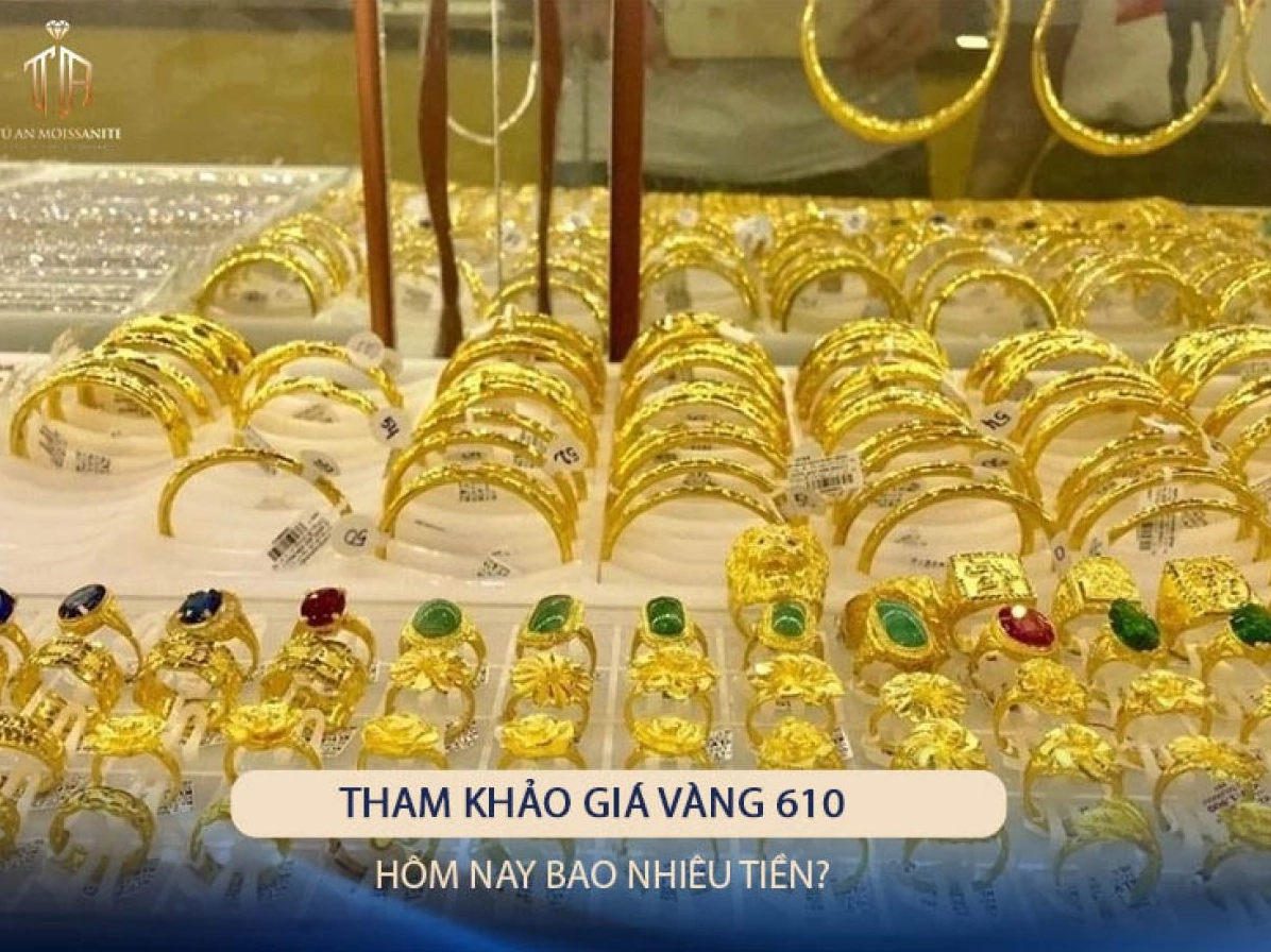 Giá Vàng Hôm Nay Vàng 610: Cập Nhật 2026 & Phân Tích Chuyên Sâu Biểu đồ so sánh giá vàng 610 và các loại vàng khác