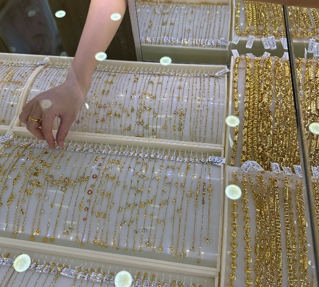 Biểu đồ so sánh giá vàng hôm nay