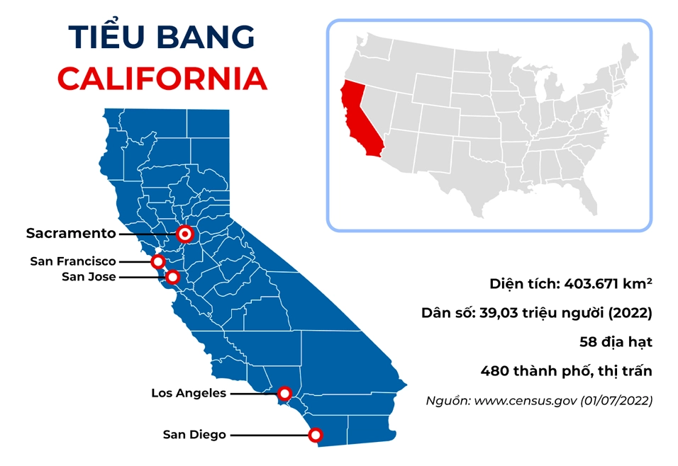 California Ở Nước Nào? Khám Phá Vùng Đất Vàng Của Hoa Kỳ Biểu tượng California - Con gấu xám