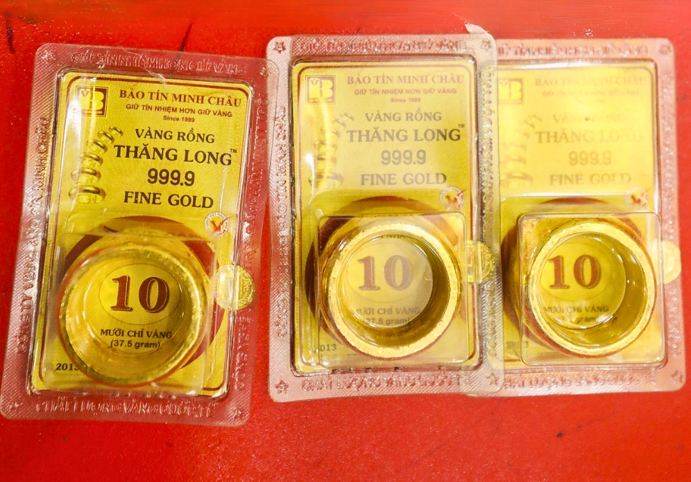 Các loại vàng 3 phân phổ biến hiện nay