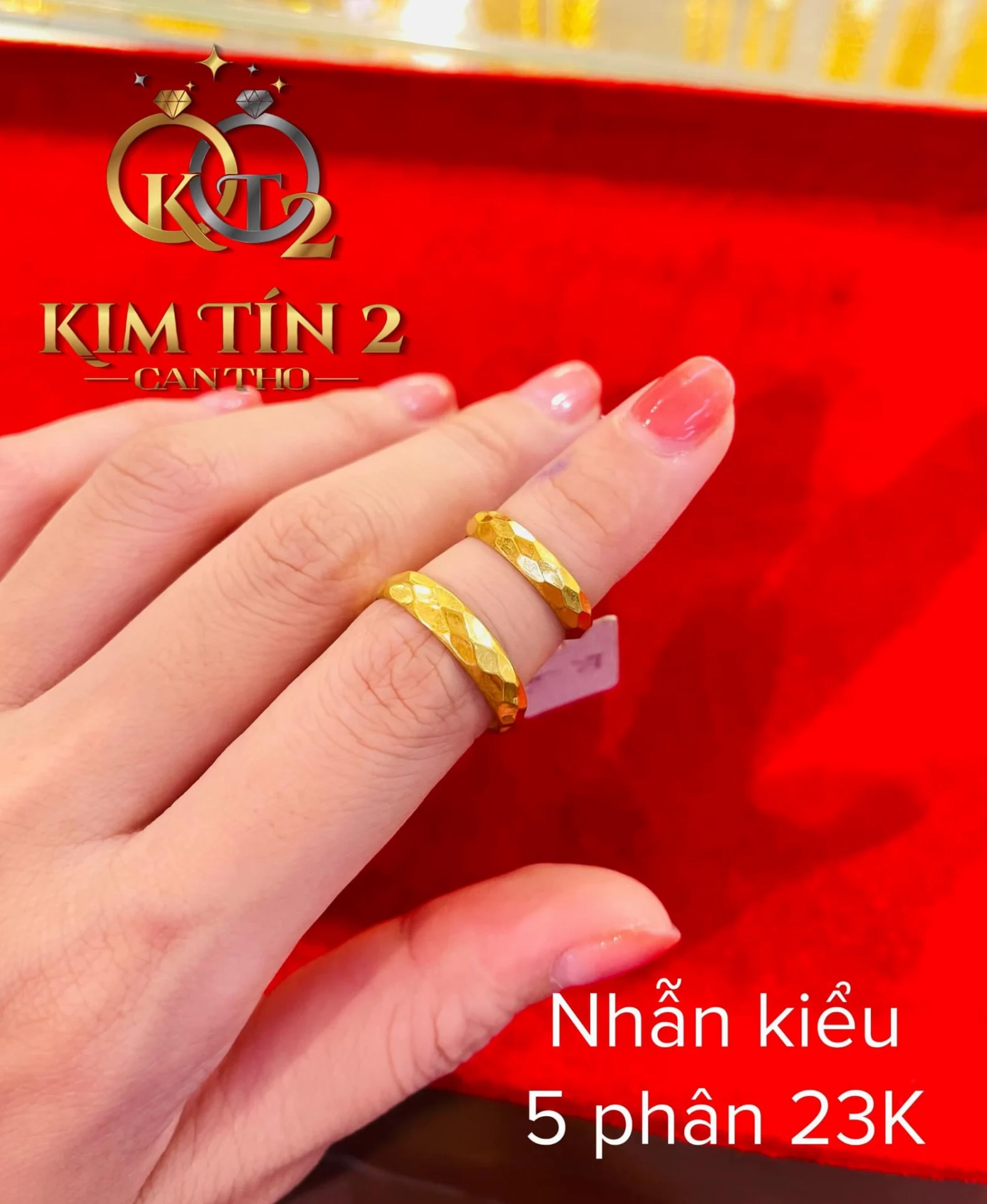 Các mẫu nhẫn vàng 24k phổ biến