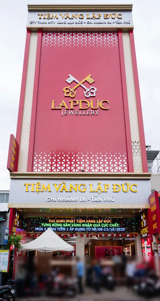 Các mẫu trang sức tại Tiệm Vàng Lập Đức