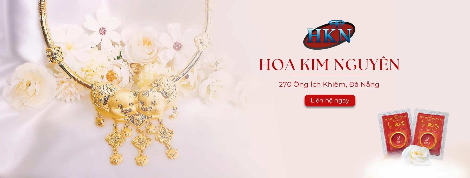 Tiệm Vàng Hoa Kim Nguyên Đà Nẵng: Địa Chỉ Uy Tín 2026 Các mẫu trang sức vàng tại tiệm vàng Hoa Kim Nguyên