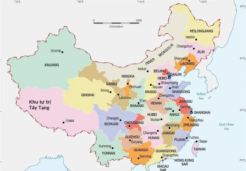 Tây Tạng là nước nào? Giải mã lịch sử và vị thế địa chính trị Cảnh quan núi non hùng vĩ của Tây Tạng