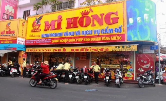 Chi tiết sản phẩm trang sức vàng tại Mi Hồng