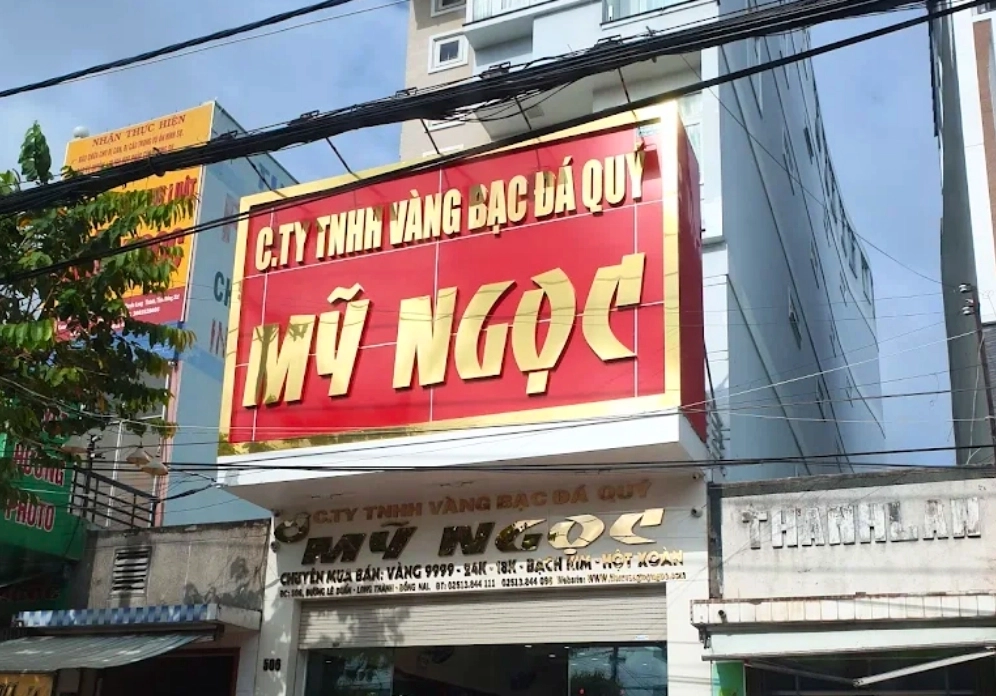 Cửa hàng Tiệm Vàng Mỹ Ngọc