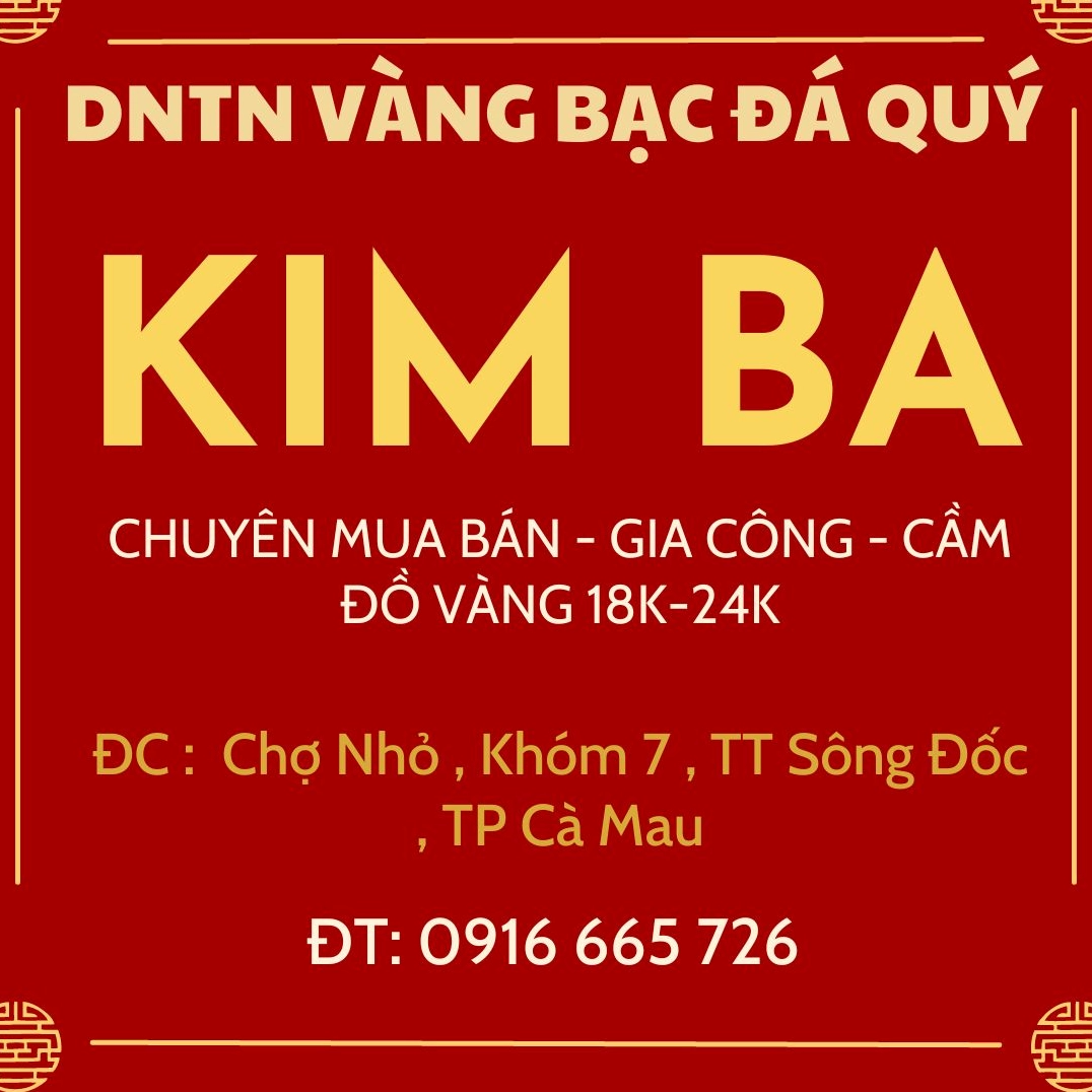 Cửa hàng vàng tại Cà Mau