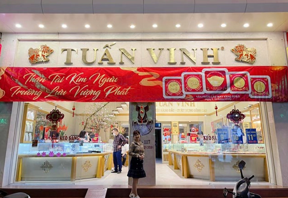 Cửa hàng vàng Tuấn Vinh