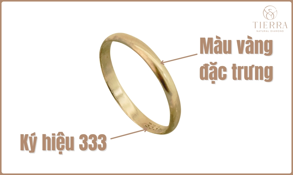 Dấu hiệu nhận biết và đặc điểm vàng 8K