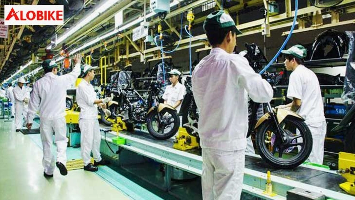 Dây chuyền sản xuất hiện đại của Yamaha