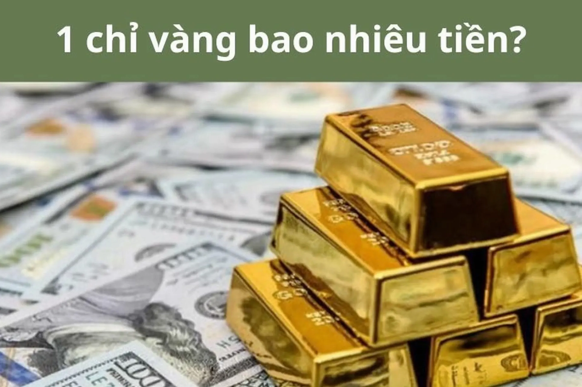 Giá vàng 24K theo chỉ hôm nay