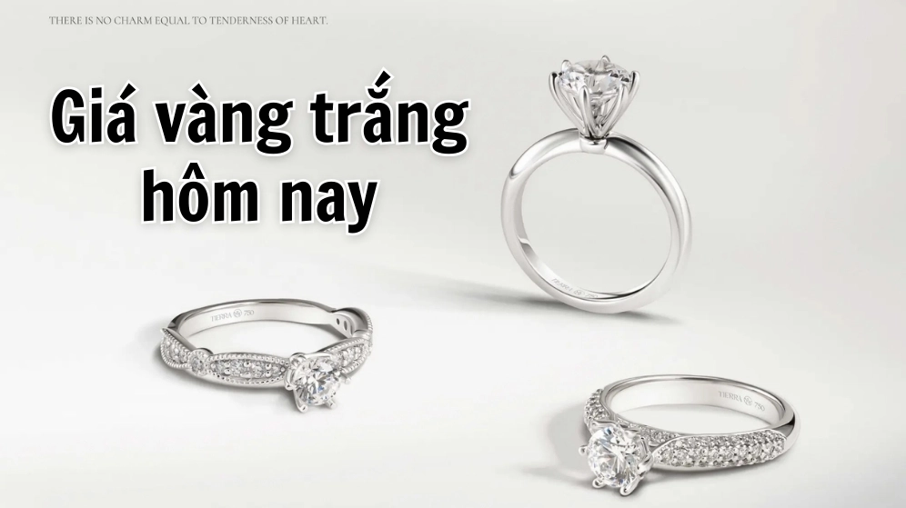 Giá vàng trắng 18k hôm nay là bao nhiêu