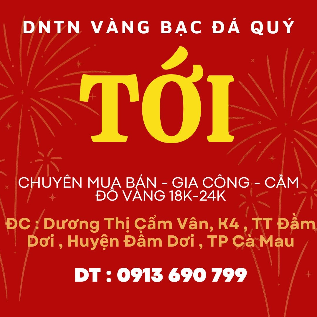Giao dịch vàng tại Cà Mau