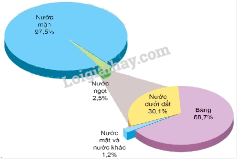Nước trong Thủy quyển: Dạng nào chiếm ưu thế nhất? Hình ảnh minh họa đại dương bao la