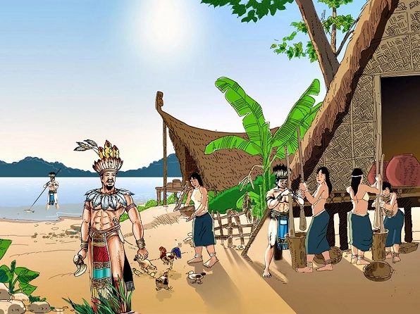 Hình ảnh trống đồng Đông Sơn thời Âu Lạc