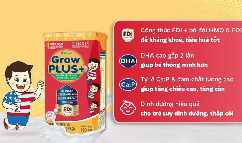 Logo Nutifood và các sản phẩm dinh dưỡng