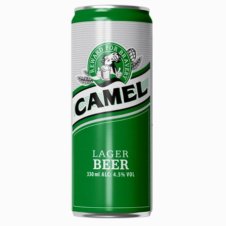 Lon bia Camel Lager 330ml