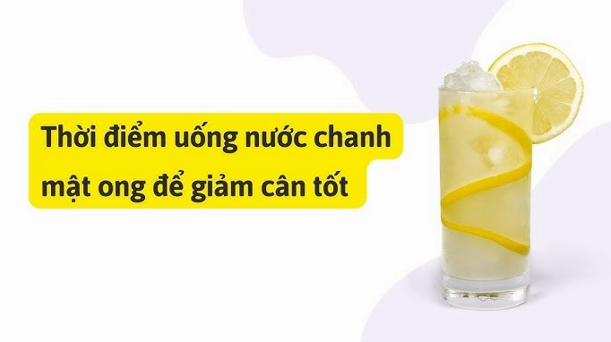Ly nước chanh pha loãng
