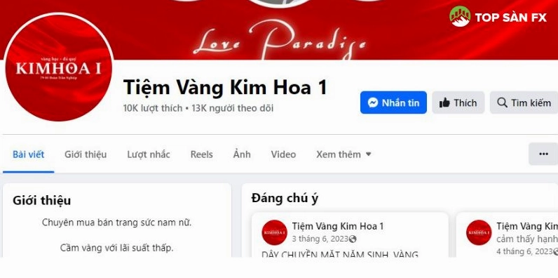 Mẫu trang sức vàng hiện đại tại Tiệm Vàng Kim Hoa
