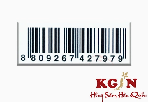Minh họa mã vạch sản phẩm Hàn Quốc