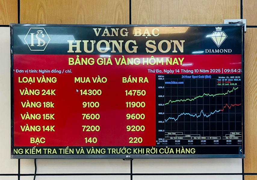 Nghệ nhân chế tác vàng bạc tại Hương Sơn