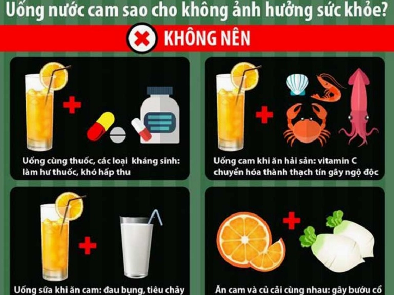 Uống nước cam vào thời điểm nào tốt nhất? Chuyên gia giải đáp Người phụ nữ đang thưởng thức ly nước cam