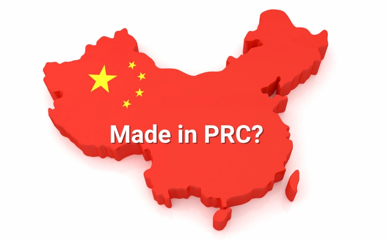 Made in PRC là nước nào? Giải mã nguồn gốc hàng hóa Nhãn mác Made in PRC trên sản phẩm