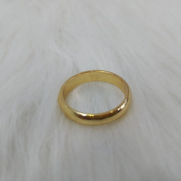 Nhẫn trơn 1 chỉ vàng trắng hiện đại
