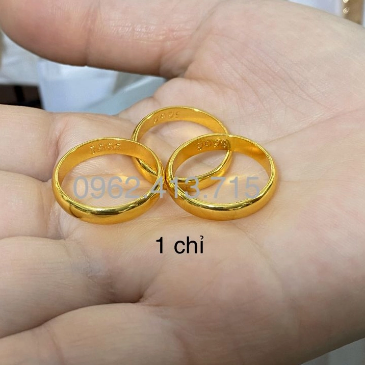 Nhẫn vàng trơn 1 chỉ nữ thanh lịch