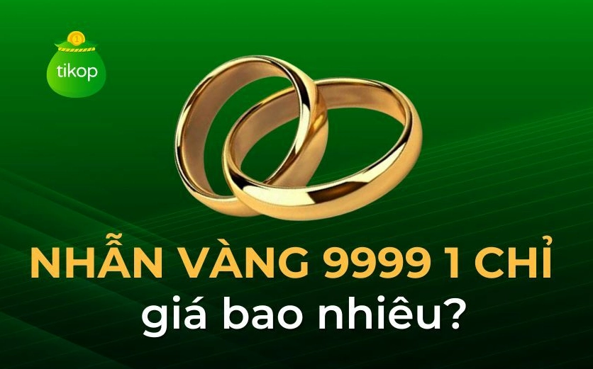 Nhiều mẫu nhẫn vàng 9999 đẹp mắt