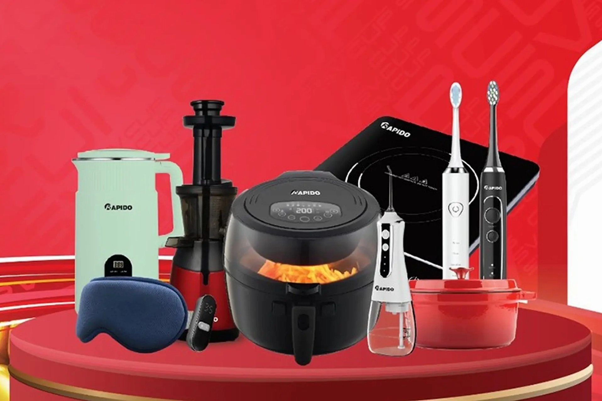 Rapido của nước nào? Hé lộ nguồn gốc và sự thật ít người biết Nồi chiên không dầu Rapido đa năng