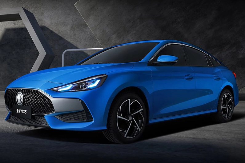 Nội thất sang trọng của xe MG5