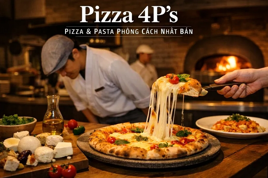 Pizza 4P's của nước nào? Khám phá hành trình chinh phục thế giới Pizza 4P's sáng tạo với nguyên liệu địa phương