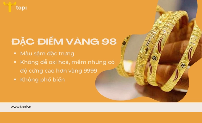 Vàng 980 có phải vàng 9999 không? So sánh chi tiết 2026 So sánh đặc điểm vàng 980 và vàng 9999