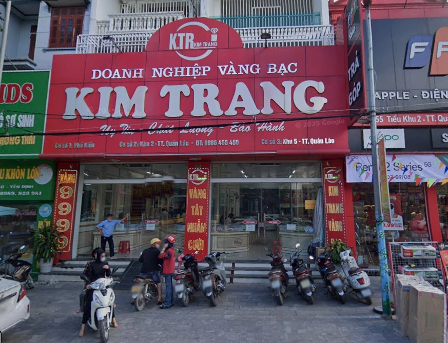 So sánh giá vàng Kim Trang và SJC