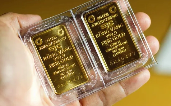 Thị trường vàng SJC biến động