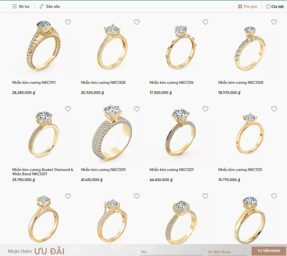 Tierra Diamond thương hiệu trang sức vàng cao cấp